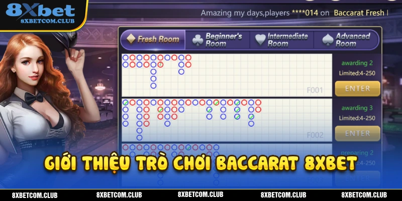 Giới thiệu sơ lược về hình thức giải trí Baccarat 8XBET