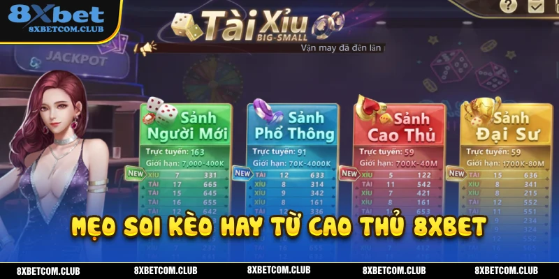 Mẹo chơi soi kèo tài xỉu 8XBET được chia sẻ từ cao thủ và giới chuyên gia