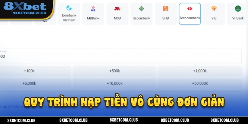 Quy trình nạp tiền đơn giản dành cho người chơi mới