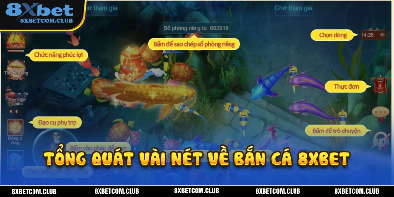 Tổng quan về hệ thống trò chơi bắn cá 8XBET