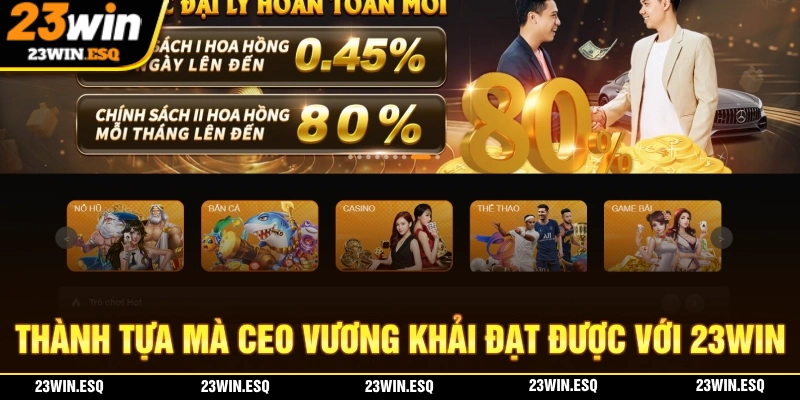 Thành tựa mà 23WIN đạt được